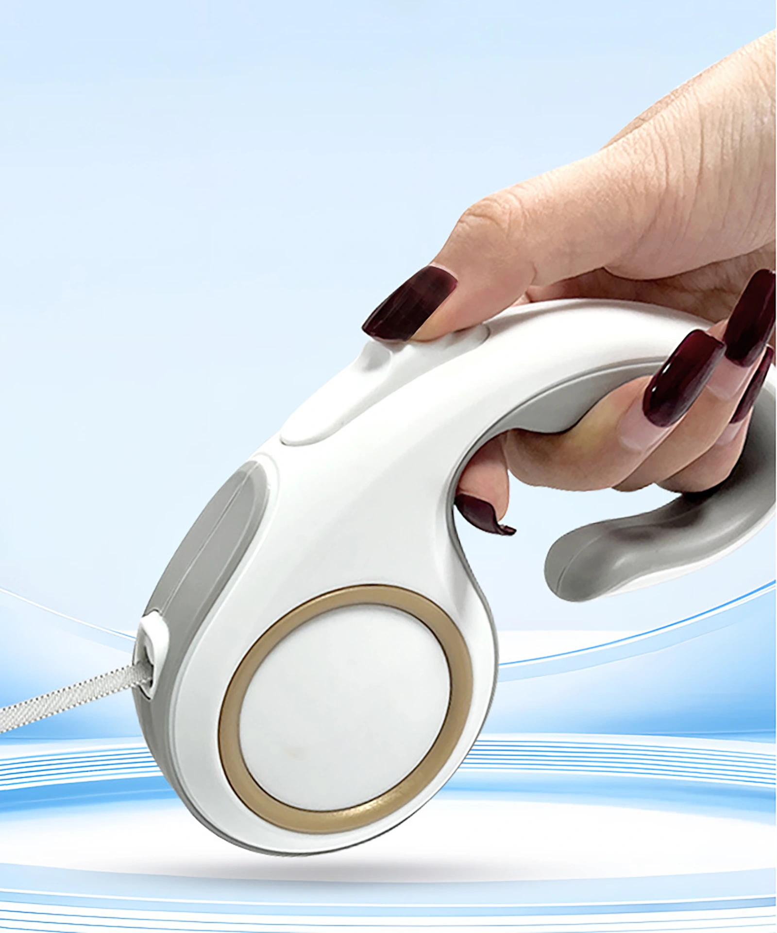 Retractable Dog Leash - One Button Lock & No Tangle Design - Image 2